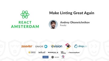 Make Linting Great Again - Andrey Okonetchnikov 2019