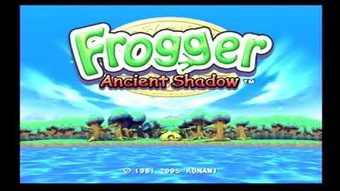 Frogger: Ancient Shadow Title Screen (PS2, Xbox, GameCube)