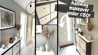 EXTREME HALLWAY MAKEOVER FOR UNDER £80 | Upcycling an IKEA Shoe Cabinet | Shade Shannon