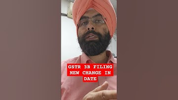 GSTR 3B FILING NEW CHANGE IN DATE #GST  #GSTCOUNCIL