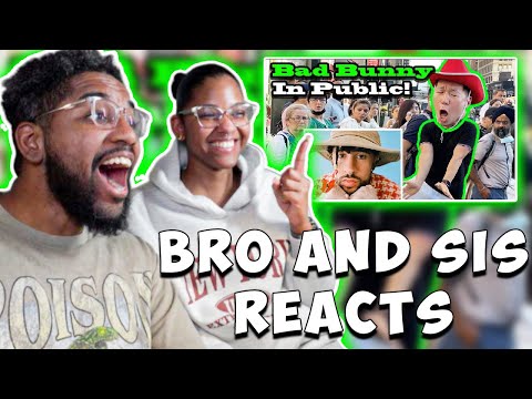 Best of BAD BUNNY - QPARK SINGING IN PUBLIC!! REACTION