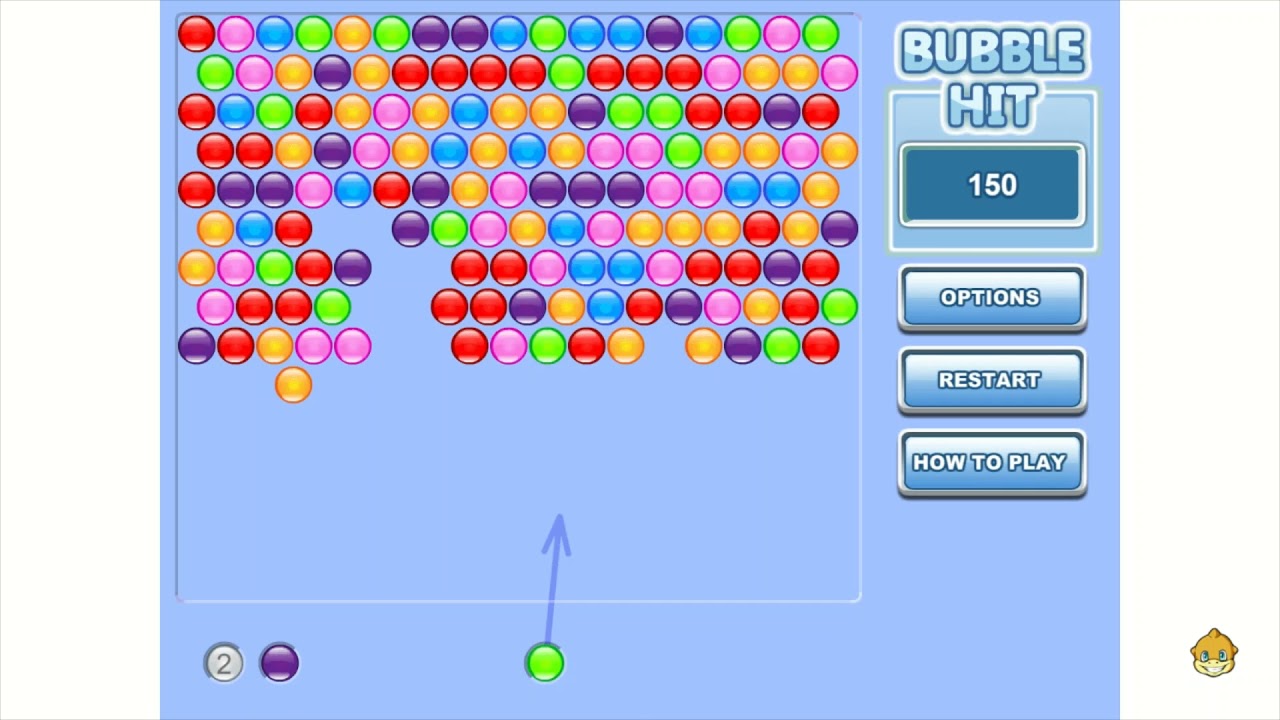 BUBBLE HIT - Jogue no Jogos Online Grátis 