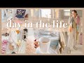 DAY IN THE LIFE |  pack with me, winter clothing haul, & hosting a little dinner party!