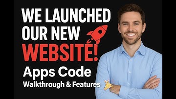 We Launched Our New Website! 🚀 Apps Code Walkthrough & Features | Apps Code Website Is Live! 🎉