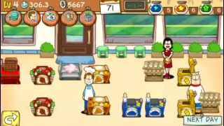 Garfields Diner Gameplay Video Using Jxd S601 Android