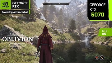The Elder Scrolls IV Oblivion Remastered | RTX 5070 4K, 1440p, 1080p DLSS 4 Multi Frame Generation