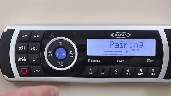Pairing Bluetooth with Jensen Marine Radio by Stok...