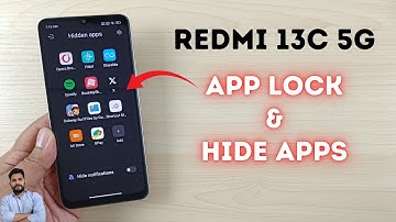 Redmi 13C 5G : App Lock & Hide Apps Full Settings