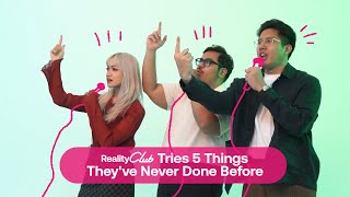 Posing Like Each Other | Reality Club Tries 5 Things They’ve Never Done Before