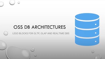 Building Blocks of Open Source Databases : Open Source India, 2023