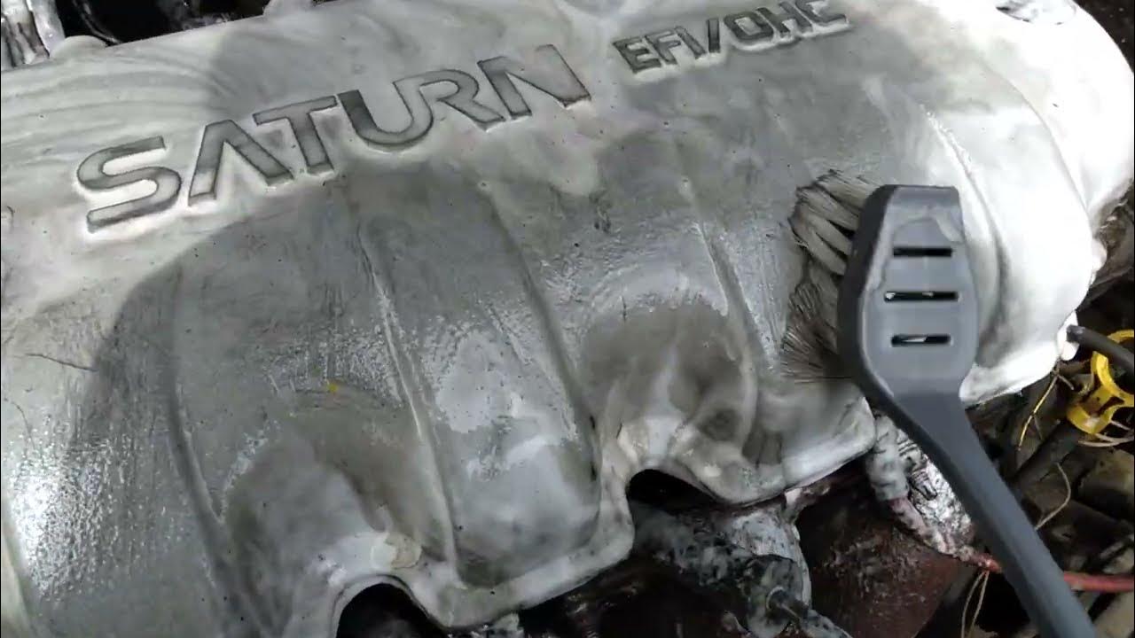 c8 corvette how to clean valve covers or engine bay area like a real