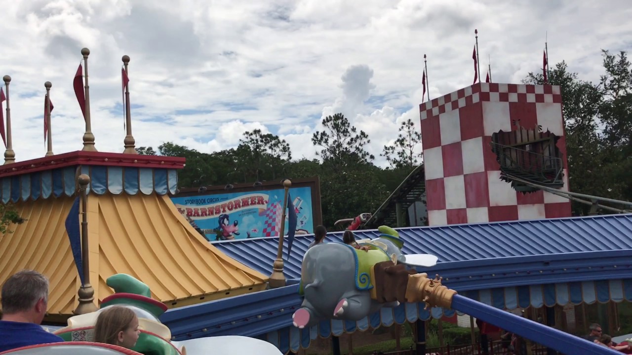 4K Dumbo the Flying Elephant ride in Magic Kingdom, Walt Disney World