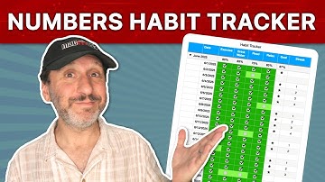 How To Build a Habit Tracker In Mac Numbers