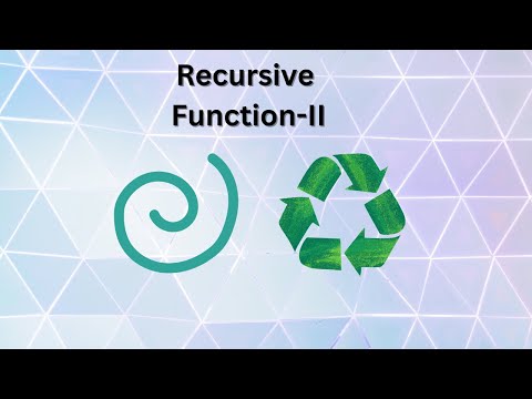 How a recursive
