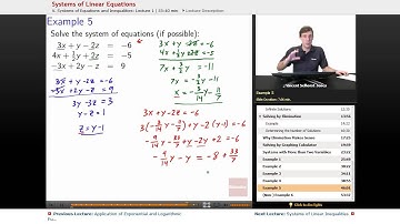 "Systems of Linear Equations" | Precalculus with Educator.com