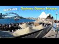Sydney Walk - SYDNEY OPERA HOUSE - with SYDNEY HARBOUR BRIDGE view | Sydney Australia