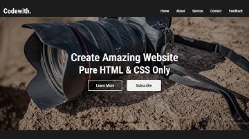 How to Make Website Using HTML and CSS | Simple web page design in html and css |Website design
