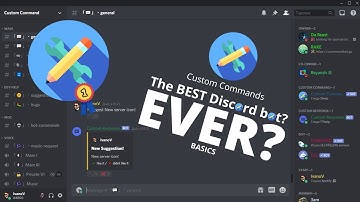 Custom Command bot for Discord replace dyno mee6 carl custom commands!