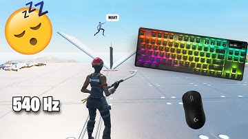 Steelseries Apex Pro TKL ASMR 😴 Fortnite Build Fights Gameplay 🏆 240FPS 4K