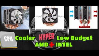 Cooler master hyper low budget for AMD and Installation screenshot 5