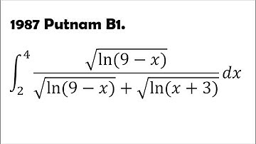 Exploiting Symmetry: Integration Problem from 1987 Putnam B1