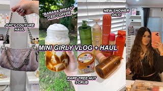 GIRLY VLOG🎀 I’M BACK! *NEW* BODY CARE I’M LOVING, VIRAL JUICY COUTURE BAGS + MORE