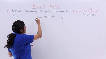Class 12th – Problem 1 on Rolle