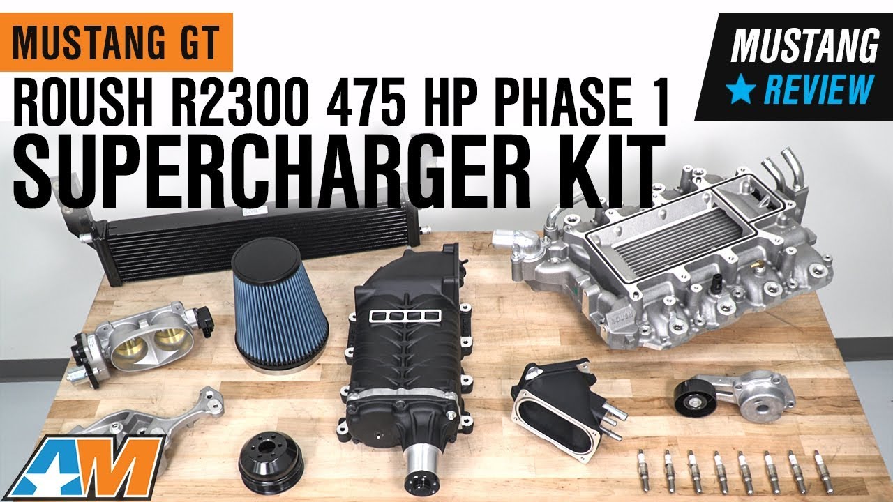 2005-2010 Mustang Gt Roush R2300 475 Hp Phase 1 Supercharger Kit Review