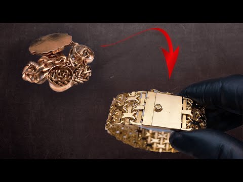 Как из кучки золота сделать золотой браслет. Gold Bracelet | Ювелирные украшения из золота