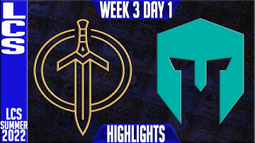 GG vs IMT Highlights | LCS Summer 2022 W3D1 | Golden Guardians vs Immortals