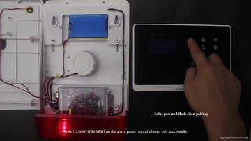 HOMSECUR YC06-B GSM Wireless Alarm System - HOW TO QUICK GUIDE