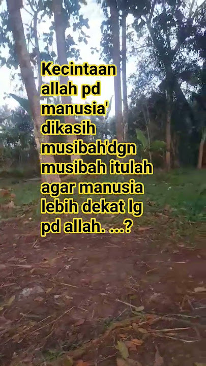 Cintanya allah pd manusia diberikan musibah#seputardakwah#ustdadihidayat#feedshorts
