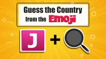 Guess the Country by the Emojis | Can You Guess Them All? | Emoji Puzzle Game for Kids!