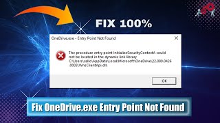 how to fix onedrive.exe-entry point not found | windows 7/8/10 | entry point not found error