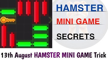 Key 24! How to Solve Mini Game PUZZLE in Hamster Kombat 13th August (100% SOLVED!)
