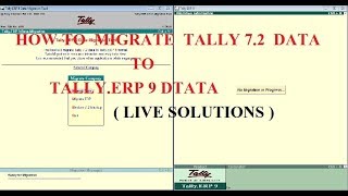 how to convert tally 7.2 data to tally erp 9.0