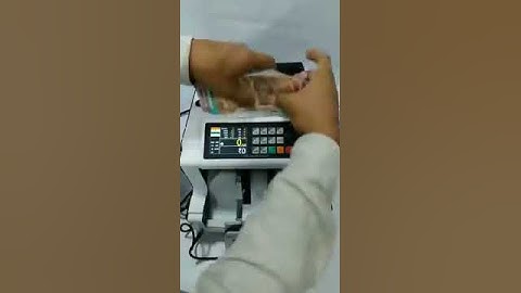 Mix Value Cash Counting Machine with Fake Note Detection UV MG IR MT 3D and Colour Sensor Technology