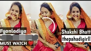 Fyonladiya Musically Video Shakshi Bhatt Dance Musically Girl Thepahadigirll Full-Hd