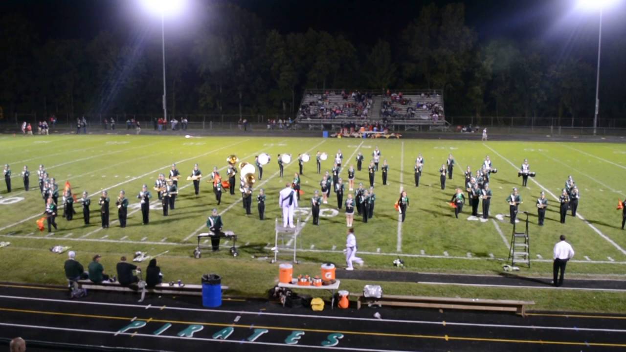 Napoleon High School Band Half Time Sept 23, 2016 YouTube