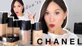 ⚠ the *DON'Ts* ‍♀ of CHANEL foundations⚠ I. TRIED. THEM. ALL  Watch before you buy