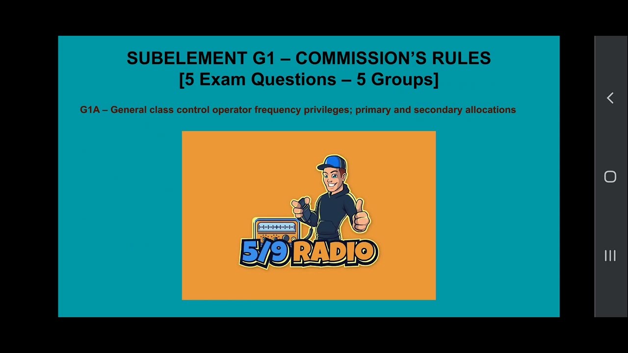 2023-2027 General Class Question Pool  Video 1 #hamradio #hamharder