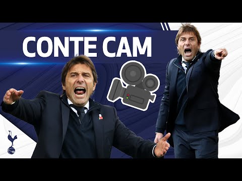 Antonio Contes Reaktionen an der Seitenlinie! | CONTE CAM | Everton 0-0 Spurs