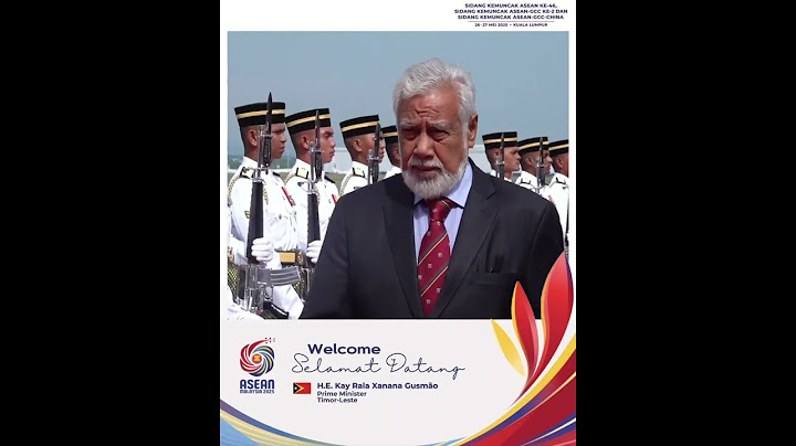 TIMOR-LESTE, ASEAN [MALAYSIA]