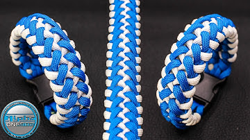 How to Make a Paracord Bracelet White Shark Knot Tutorial DIY - Patreon Video