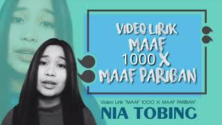 Video Lirik "Maaf 1000 X Maaf Pariban" Nia Tobing - Lagu Batak Hits