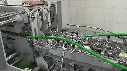 YL 800PC high speed straight line box folder gluer