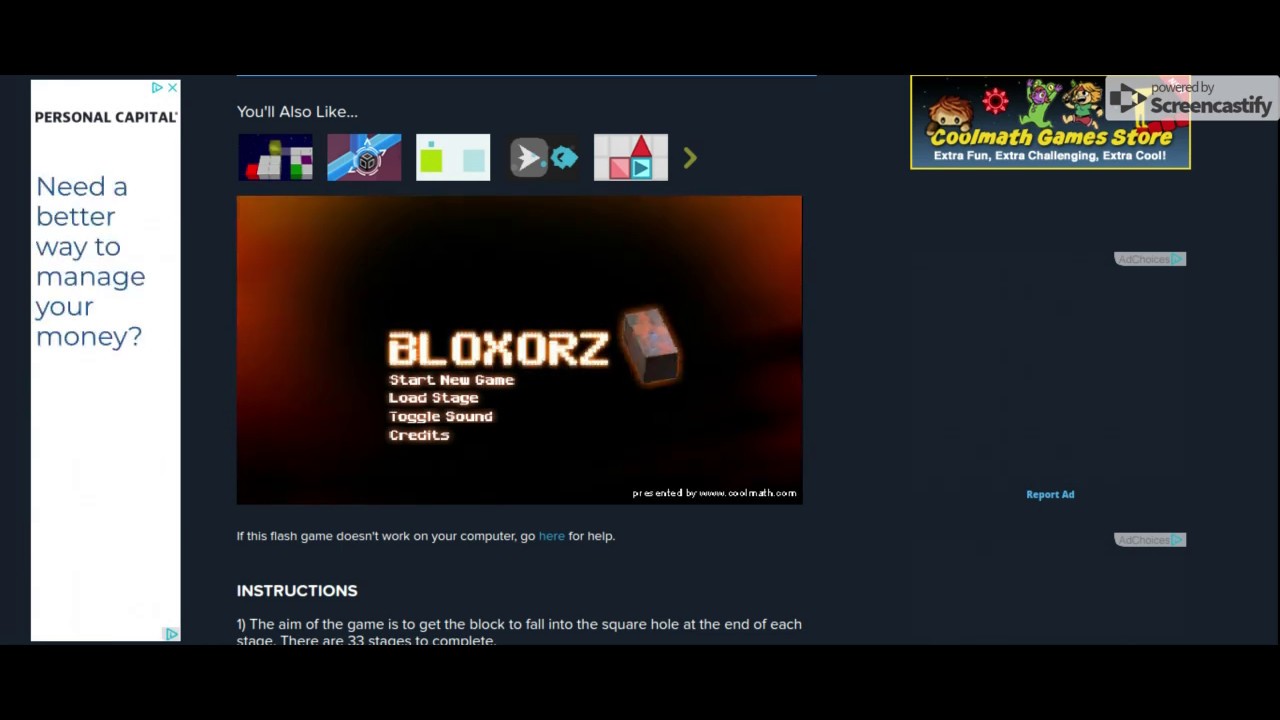 Bloxorz code for level 33