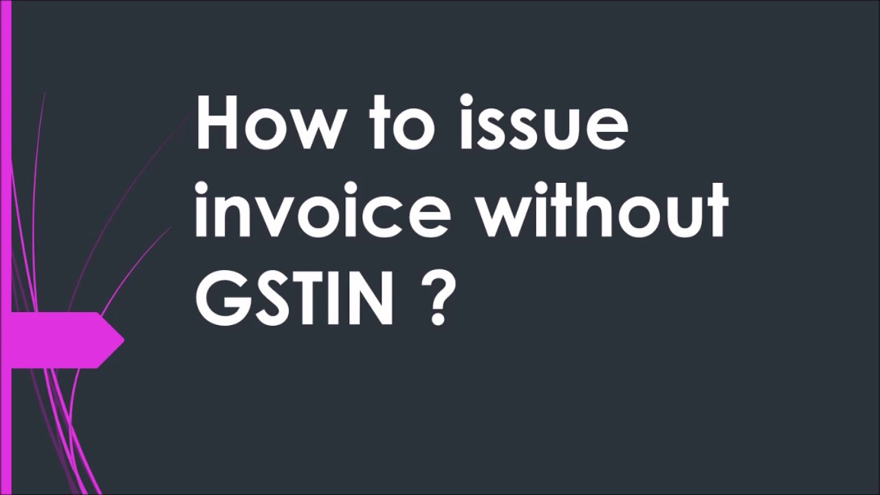 provide an invoice