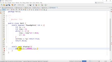 [Bài tập Java] - Bài 2.13: Liệt kê các số thuận nghịch có 6 chữ số.