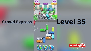 Crowd Express Level 35 Walkthrough 🚦 | Step-by-Step Solution | Go Answer